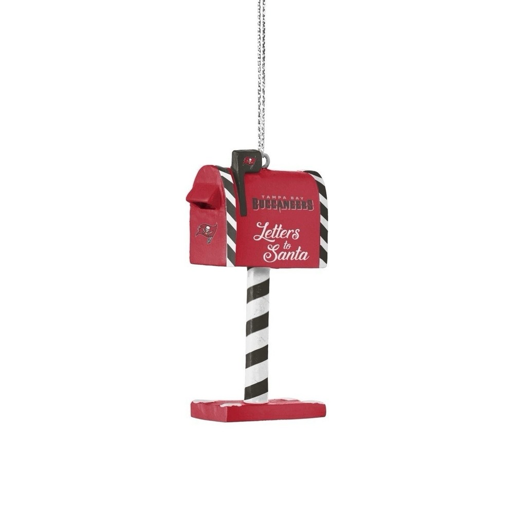 Tampa Bay Buccaneers Christmas Tree Holiday Ornament - Mailbox Letters to Santa
